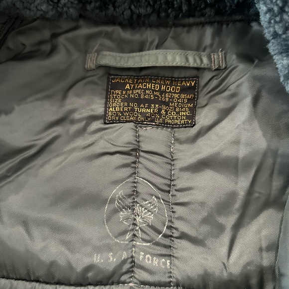 Authentic Rare McCoy’s Albert Turner N-3B Jacket, Medium - Picture 5 of 12